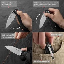 Нож Ganzo G771-BK Фото 3