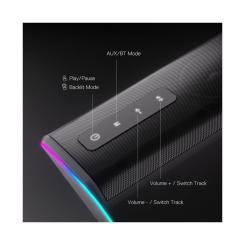 Акустическая система Redragon Connie GS814 RGB Bluetooth Black Фото 9