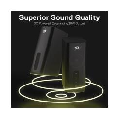 Акустическая система Redragon Connie GS814 RGB Bluetooth Black Фото 2