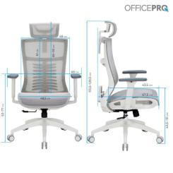 Офисное кресло OfficePro Balance OC620-W-LG-LG Фото 9