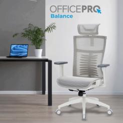 Офисное кресло OfficePro Balance OC620-W-LG-LG Фото 1