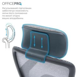 Офисное кресло OfficePro Wave OC599-B-DG-DG Фото 4