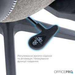 Офисное кресло OfficePro Wave OC599-B-DG-DG Фото 7