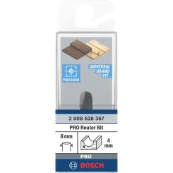 Фреза Bosch Professional галтельна, Std, S8, R4, D8, L9.2 Фото 2