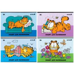 Альбом для рисования Kite Garfield, 24 листа Фото