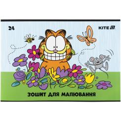 Альбом для рисования Kite Garfield, 24 листа Фото 8