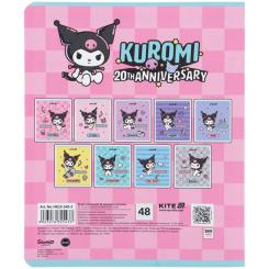 Тетрадь Kite предметная Kuromi 48 листов, клетка, алгебра Фото 6