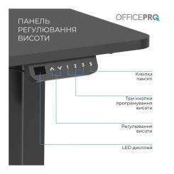 Компьютерный стол OfficePro ODE1470B Black Фото 5