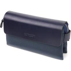 Сумка Canpellini Из натуральной кожи Синяя Фото