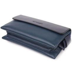 Сумка Canpellini Из натуральной кожи Синяя Фото 4