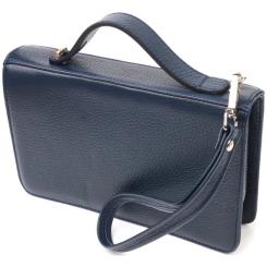 Сумка Canpellini Из натуральной кожи Синяя Фото 1