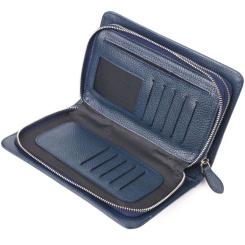 Сумка Canpellini Из натуральной кожи Синяя Фото 5