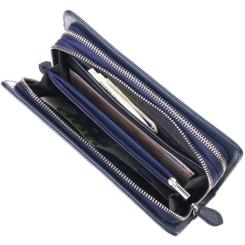 Сумка Canpellini Из натуральной кожи Синяя Фото 8