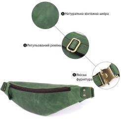 Сумка Shvigel Из натуральной кожи Зеленая Фото 3