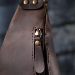 Сумка Shvigel Из натуральной кожи Коричневая Фото 9