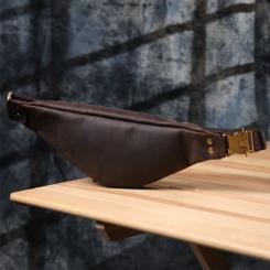 Сумка Shvigel Из натуральной кожи Коричневая Фото 8