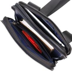 Сумка Shvigel Из натуральной кожи Синяя Фото 4