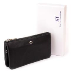 Кошелек ST Leather Черный Фото 7