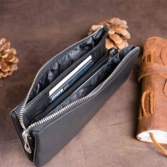 Кошелек ST Leather Черный Фото 8