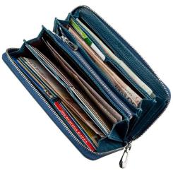 Кошелек ST Leather Голубой Фото 4