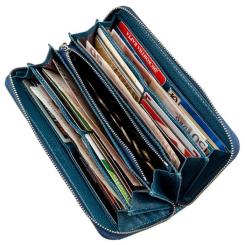 Кошелек ST Leather Голубой Фото 5