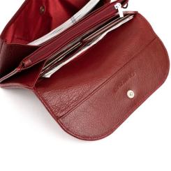 Кошелек ST Leather Из кожи Бордовый Фото 7