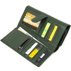 Кошелек ST Leather Зеленый Фото 3