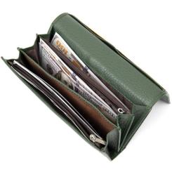 Кошелек ST Leather Зеленый Фото 5