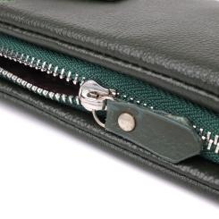 Кошелек ST Leather С отделением под телефон Зеленый Фото 7