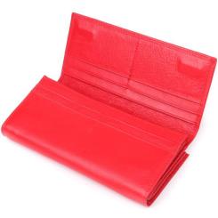 Кошелек ST Leather З натуральної шкіри Червоний Фото 5