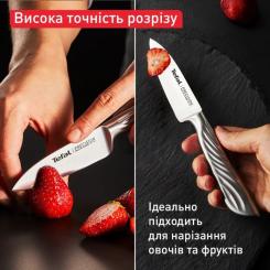 Кухонный нож Tefal Precision для овочів, 9см, нержавіюча сталь Фото 5