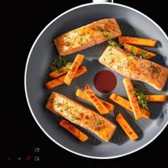 Сковорода Tefal Halo 28 см, алюміній, бакеліт, сірий Фото 5