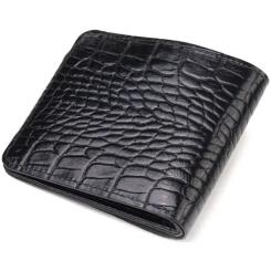 Портмоне Canpellini Из натуральной кожи Черное Фото 1