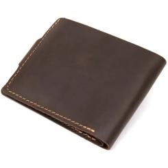 Портмоне Grande Pelle Кожаное Коричневое Фото 1