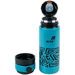 Термос Kite 500 мл, темно-бірюзовий Фото 1