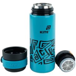 Термос Kite 500 мл, темно-бірюзовий Фото 3