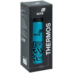 Термос Kite 500 мл, темно-бірюзовий Фото 4