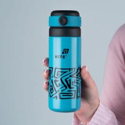 Термос Kite 500 мл, темно-бірюзовий Фото 5