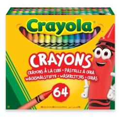 Карандаши цветные Crayola воскові, 64 шт Фото