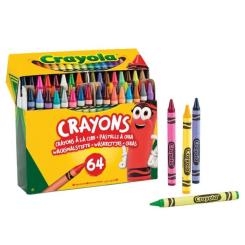 Карандаши цветные Crayola воскові, 64 шт Фото 1