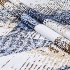 Постельное белье Home Line Фланель Синяя графика семейный Фото 1