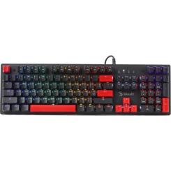 Клавиатура A4Tech Bloody S525N RGB BLMS Red Switch USB Fire Black Фото