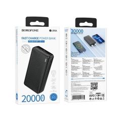 Батарея универсальная BOROFONE 20000mAh BJ55A Graceful Black Фото 3