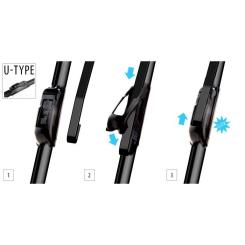 Щетка стеклоочистителя OXIMO безкаркасна 475 мм / 19 Фото 3