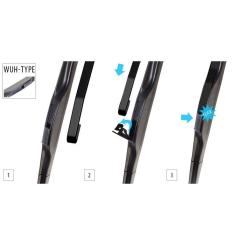 Щетка стеклоочистителя OXIMO гібридна 350 mm / 14 Фото 3