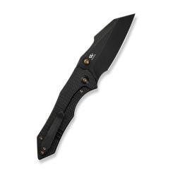 Нож Weknife High-Fin XL, Darkwash, чорний титан Фото 2