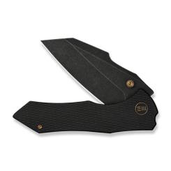 Нож Weknife High-Fin XL, Darkwash, чорний титан Фото 4
