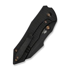 Нож Weknife High-Fin XL, Darkwash, чорний титан Фото 7