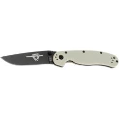 Нож Ontario Knife RAT II AUS-8 Bone, Black Blade Фото