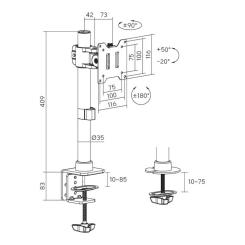 Кронштейн OfficePro MA100B Фото 4
